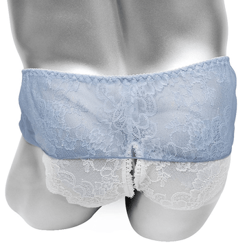 Open Crotch Panties For Men / Sexy See-Through Lingerie / Male Briefs with Low-Rise - EVE's SECRETS